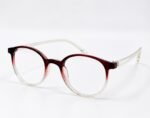 Optical-EV2K-0001 Premium TR Round Optical Frame Crystal Wine