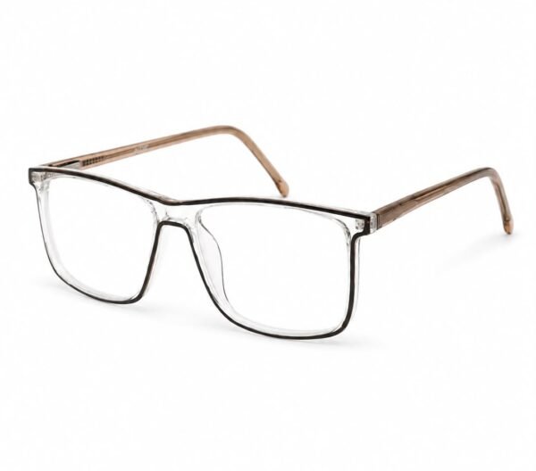 ACE TR01 Premium TR90 Crystal Black Rectangle Eyeglasses Bangladesh