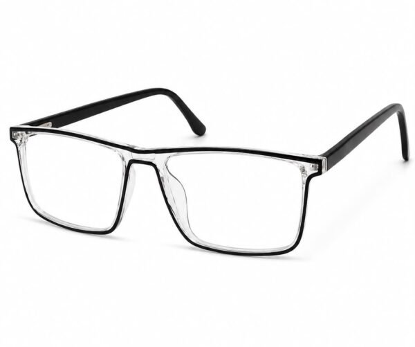 ACE TR02 Crystal Blue TR90 Rectangle Eyeglasses Frame for Men & Women