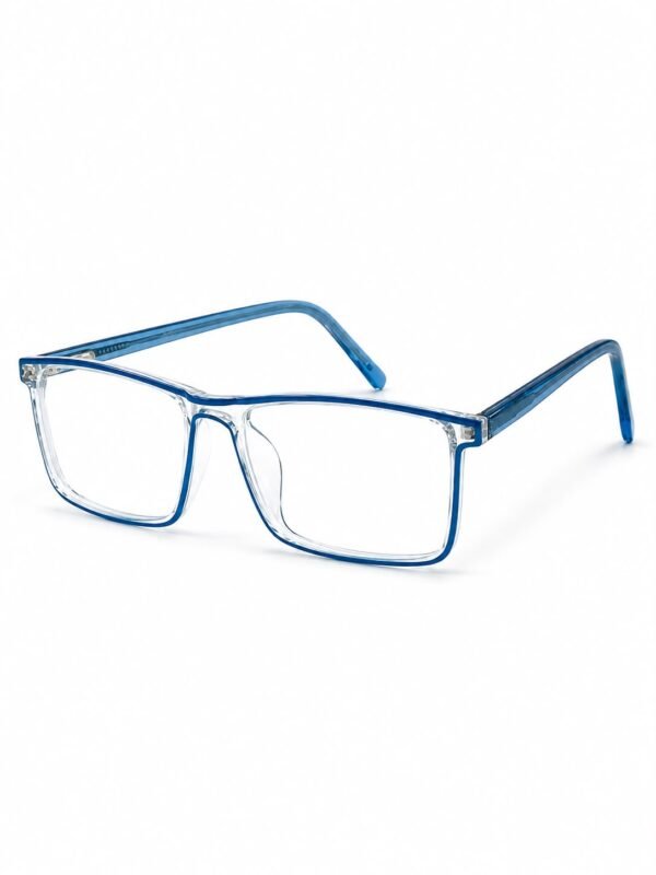 ACE TR04 Navy Blue Transparent Rectangular TR90 Optical Frame at EyeValley Bangladesh