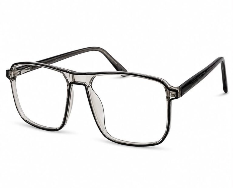ACE TR06 Premium TR90 Rectangle Eyeglasses Smoke Black Bangladesh