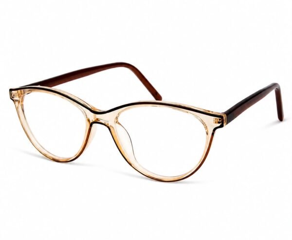ACE TR08 Premium Women's Cat Eye Optical Frame Transparent Brown TR90 Eyeglasses Bangladesh
