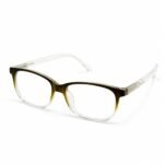 Optical-EV2K-0002 Premium TR Rectangle Optical Frame Crystal Grey