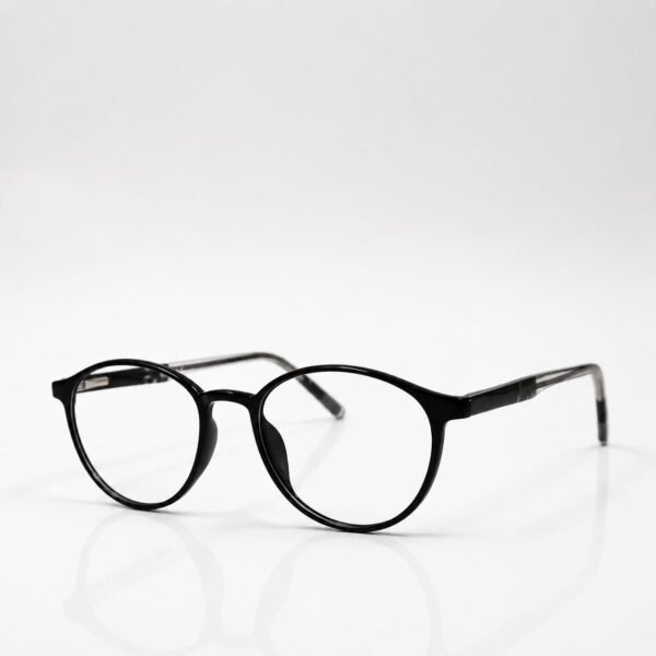 Optical EV2K-0005 Black Round Full Rim Eyeglasses