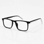 Optical EV2K-0007 Black Square Full Rim Eyeglasses - Image 4