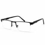 Optical-EV2K-0147 Premium Rimless Rectangle Optical Frame for Men | EyeValley Bangladesh