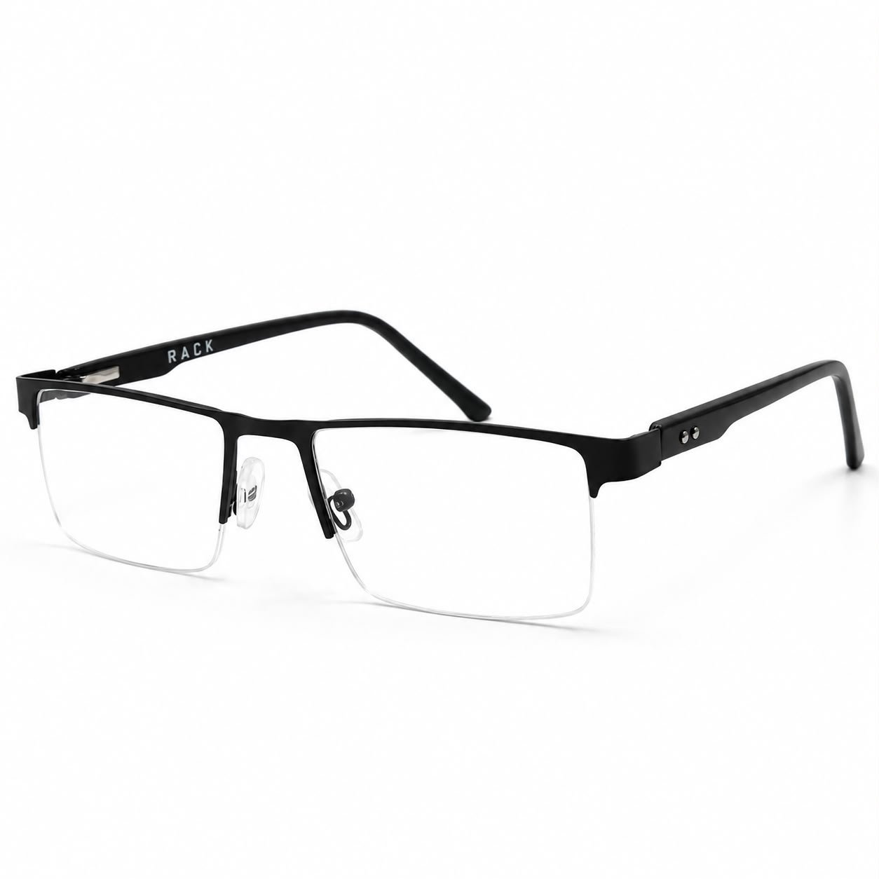 WhatsApp Image 2026-07-27 at 3.26.46 PM (1) Optical-EV2K-0147 Premium Rimless Rectangle Optical Frame for Men | EyeValley Bangladesh - Image 1