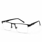 Optical-EV2K-0147 Premium Rimless Rectangle Optical Frame for Men | EyeValley Bangladesh - Image 4