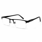 Optical EV2K-0136 Coffee Brown Half Frame Rectangle Eyeglasses | EyeValley - Image 5