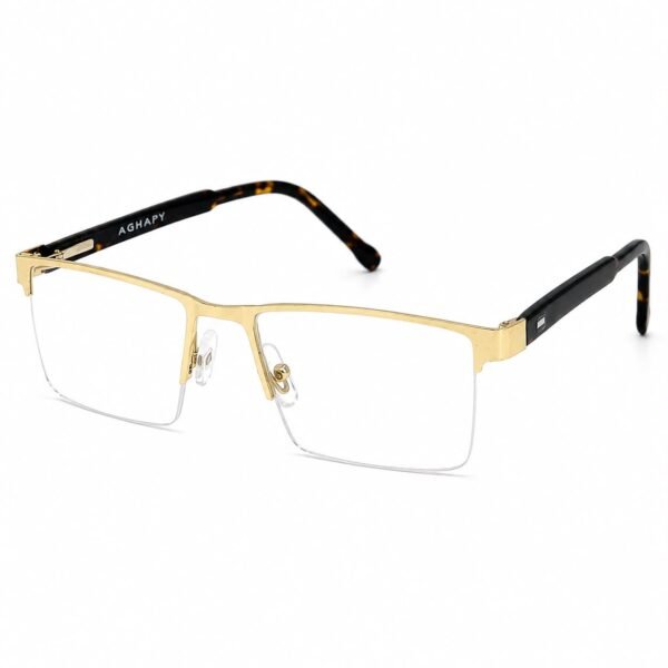 Optical EV2K-0137 Premium Half Rim Rectangle Eyeglasses for Men | EyeValley Bangladesh - 2