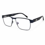 Eye Valley EV2K-0037 Flat-Top Square Eyeglasses in Navy Blue