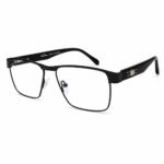 Eye Valley EV2K-0037 Flat-Top Square Eyeglasses in Matte Black