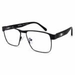 Eye Valley EV2K-0037 Flat-Top Square Eyeglasses in Black