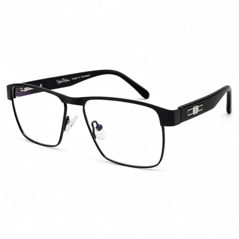 Eye Valley EV2K-0037 Flat-Top Square Eyeglasses in Black
