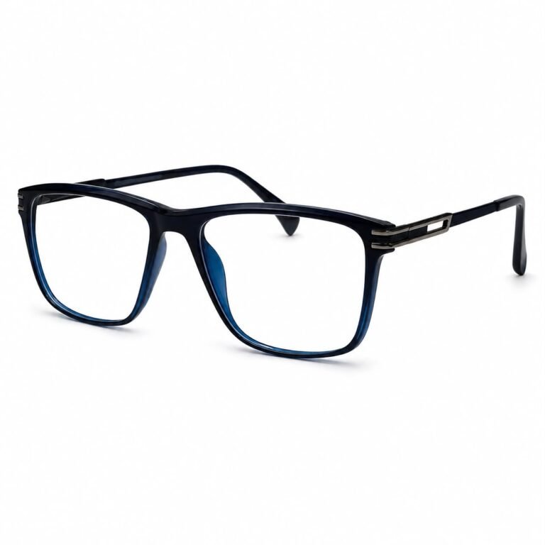 optical ev2k 0024 full rim square optical frame navy blue