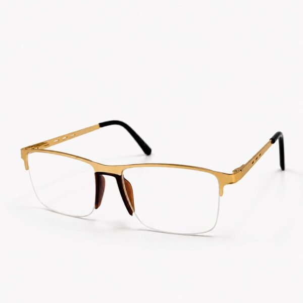 Optical EV2K-0128 Perforated Browline Half Rim Daily Eyeglasses | Eye Valley