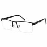 Optical-EV2K-0148 Premium Rimless Rectangle Optical Frame for Men | EyeValley Bangladesh - Image 3
