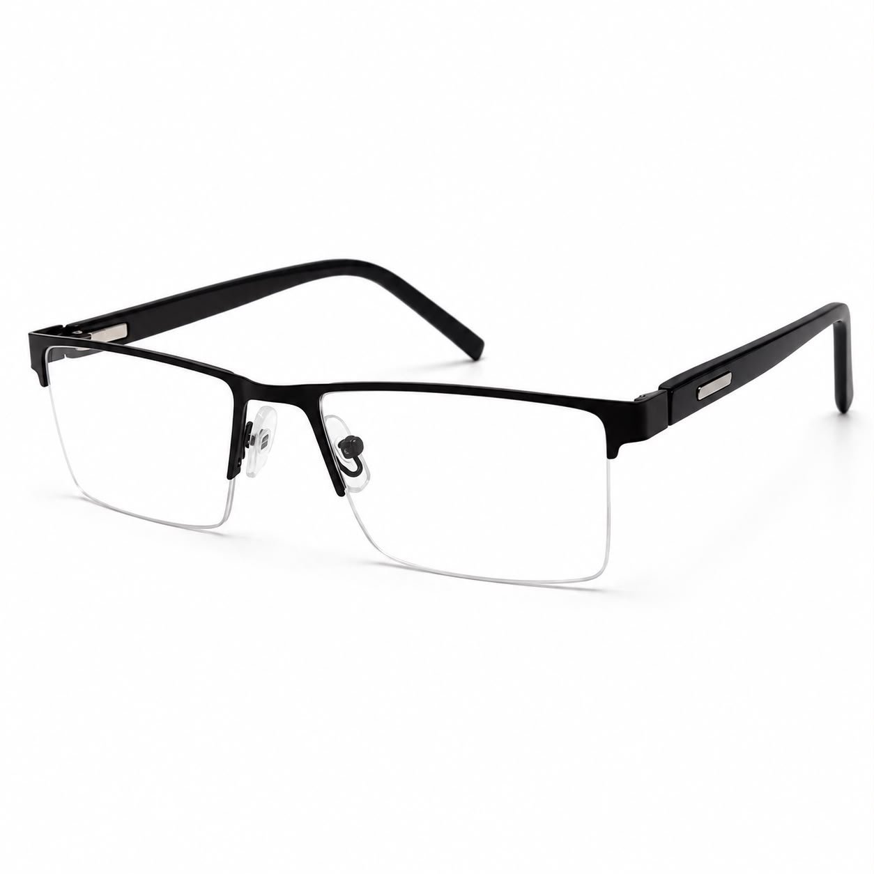 optical-ev2k-0038-optical-frame-bangladesh Optical EV2K-0126 Classic Half-Rim Rectangular Eyeglasses | Eye Valley - Image 1