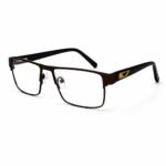 Optical EV2K-0102 Premium Half Rim Rectangle Eyeglasses | EyeValley Bangladesh