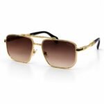 Sunglass EV2K-0014 Premium UV400 Square Sunglasses – Stylish Metal Frame | EyeValley Bangladesh - Image 3