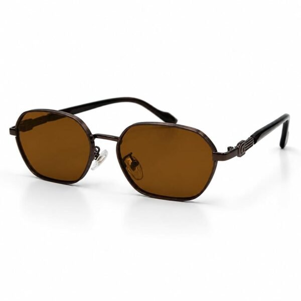 Sunglass EV2K-0006 Vintage Hexagonal Metal Frame UV400 Sunglasses | Eye Valley