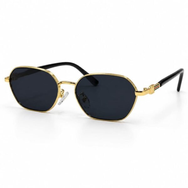 Sunglass EV2K-0006 Vintage Hexagonal Metal Frame UV400 Sunglasses | Eye Valley - 4