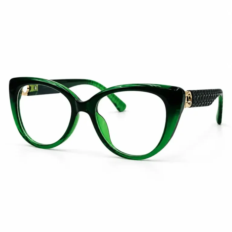 Eye Valley EV2K-0079 Trendy Cat-Eye Eyeglasses in Emerald Green