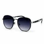 Eye Valley EV2K-0024 Bold Geometric Eyeglasses in Black/Silver