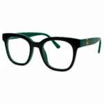 Eye Valley EV2K-0028 Trendy Square Eyeglasses in Black/Green