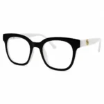 Eye Valley EV2K-0028 Trendy Square Eyeglasses in Black/White