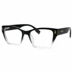 Eye Valley EV2K-0029 Trendy Cat-Eye Eyeglasses in Black/Clear