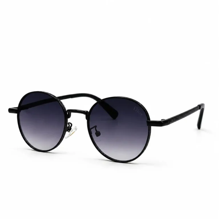 Eye Valley EV2K-0020 Classic Round Sunglasses in Black