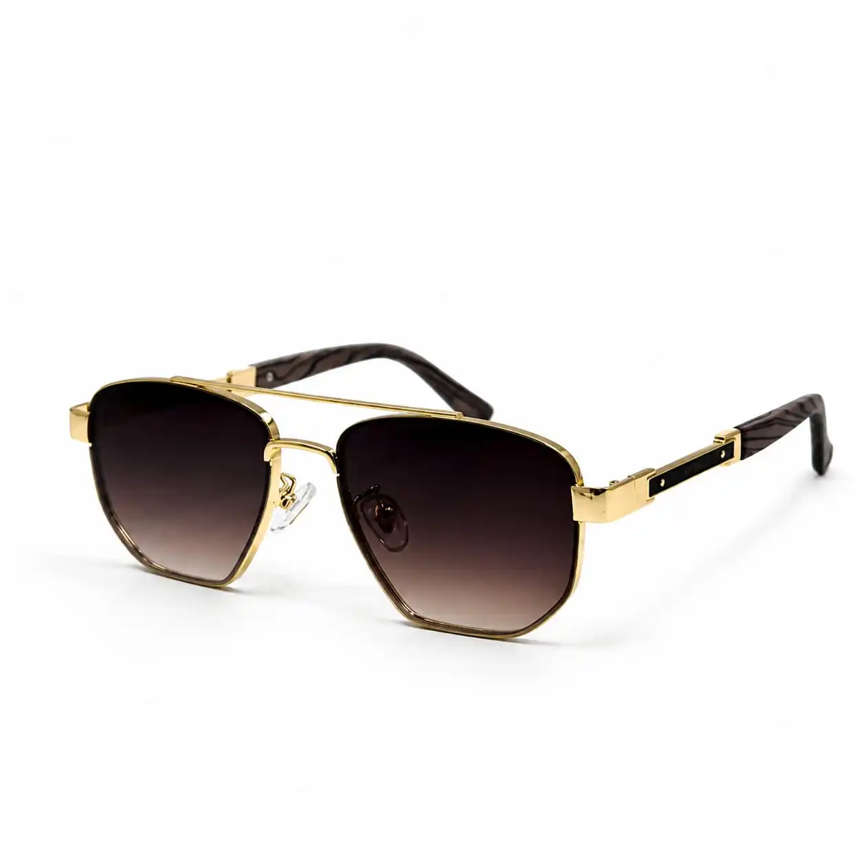 eye-valley-ev2k-0021-gold-brown-aviator-sunglasses Eye Valley EV2K-0021 Bold Aviator Sunglasses in Gold/Brown