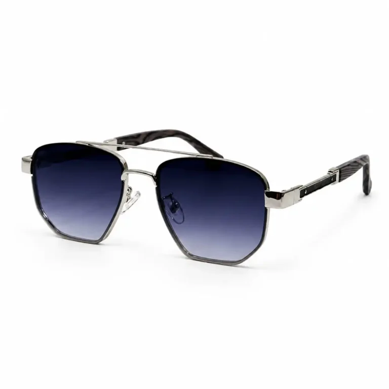 Eye Valley EV2K-0021 Bold Aviator Sunglasses in Silver