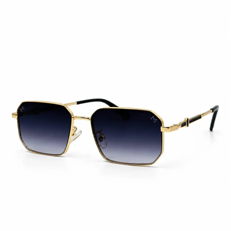 Eye Valley EV2K-0022 Trendy Geometric Sunglasses in Gold