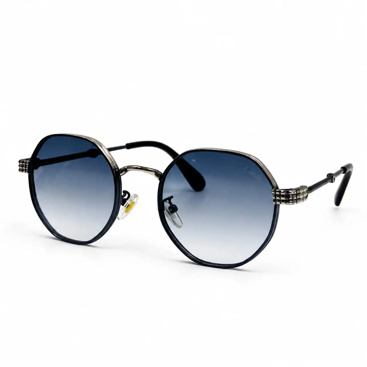 eye-valley-ev2k-0023-gunmetal-silver-geometric-sunglasses Eye Valley EV2K-0023 Trendy Geometric Sunglasses in Gunmetal/Silver