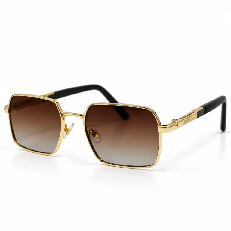 Eye Valley EV2K-0024 Bold Geometric Sunglasses in Gold