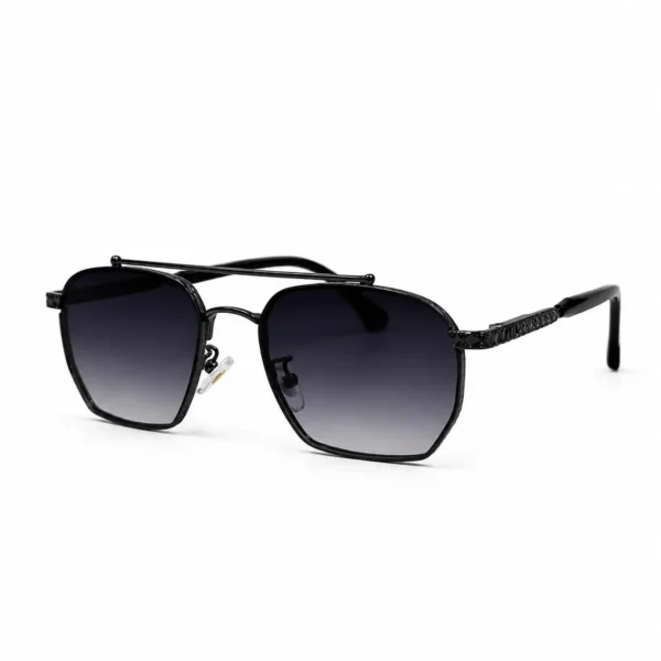 Eye Valley EV2K-0026 Bold Aviator Sunglasses in Black Gradient