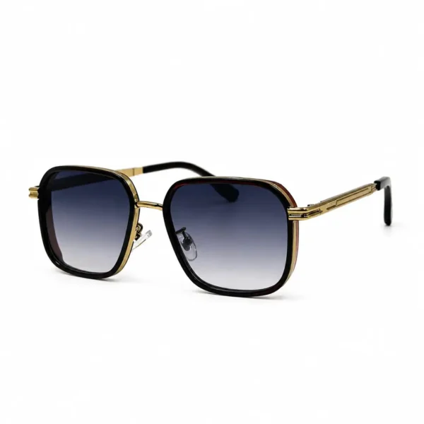 Eye Valley EV2K-0027 Bold Square Sunglasses in Black/Gold