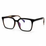 Eye Valley EV2K-0094 Oversized Square Eyeglasses in Brown Black