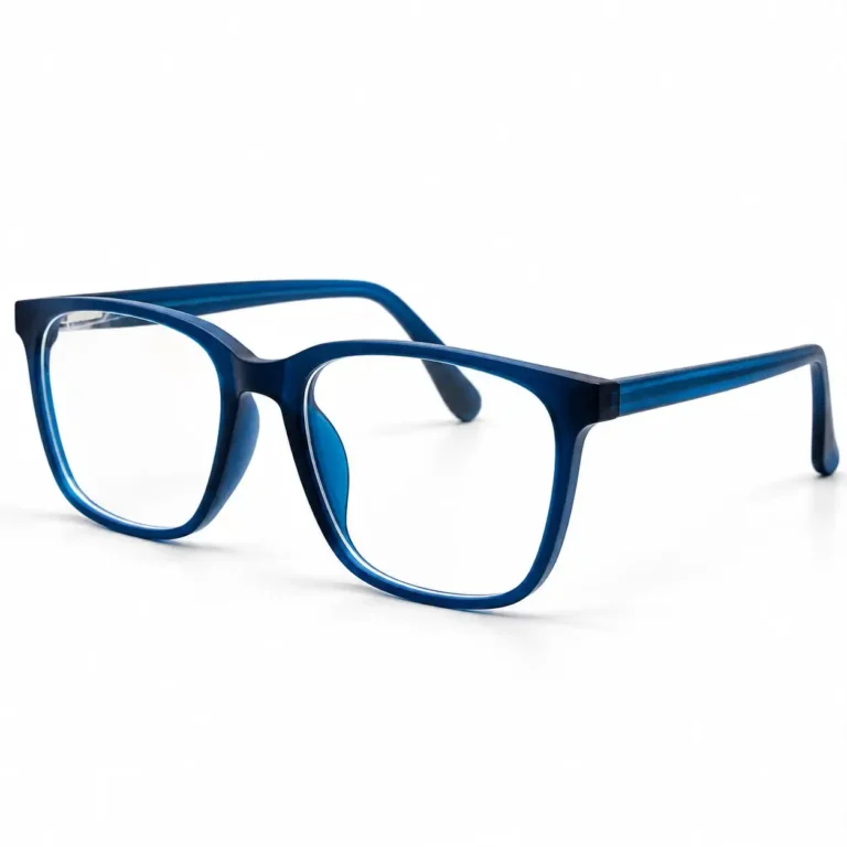 Eye Valley EV2K-0095 Classic Square Eyeglasses in Matte Blue
