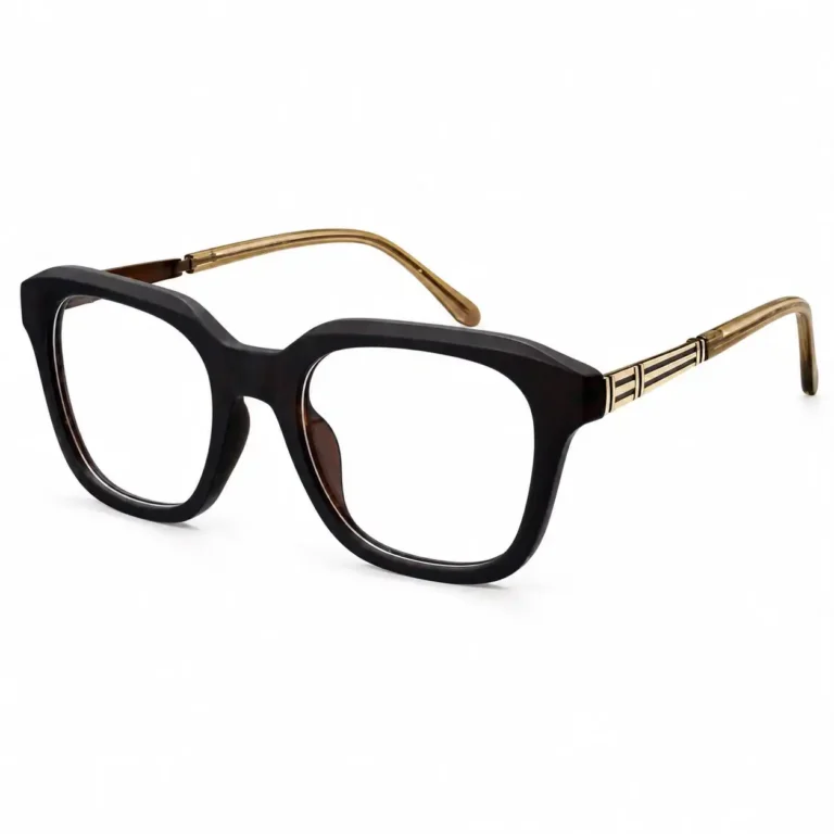 Eye Valley EV2K-0096 Bold Square Eyeglasses in Dark Brown