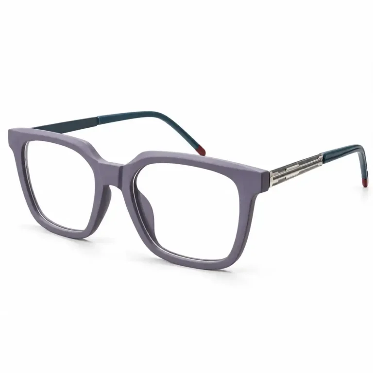 Eye Valley EV2K-0097 Contemporary Square Eyeglasses in Matte Purple