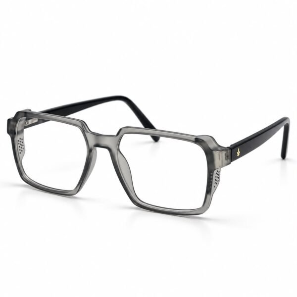 Smoky Grey Square Shape Eyeglasses | Eye Valley 1700606