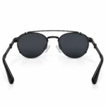Premium Black Metal Pilot Sunglasses | EyeValley 26451 - Image 4