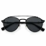Premium Black Metal Pilot Sunglasses | EyeValley 26451 - Image 2