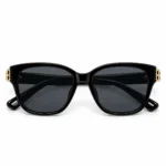Premium Black Oversized Sunglasses with Gold Details | EyeValley EyeValley - 2 - Image 2