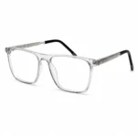 Eye Valley EV2K-0091 Modern Square Eyeglasses in Crystal Grey