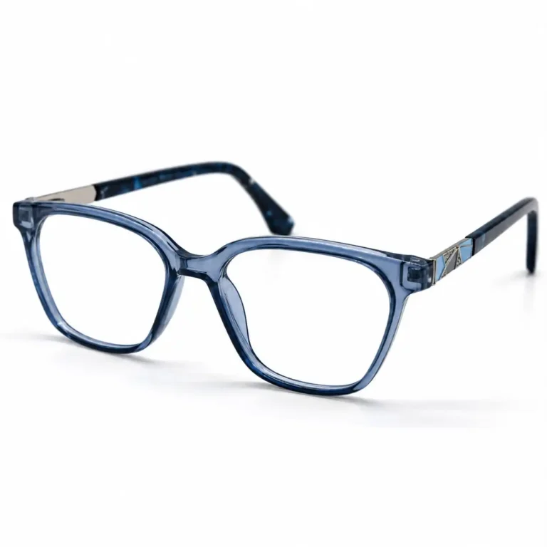 Eye Valley EV2K-0083 Stylish Square Eyeglasses in Crystal Blue