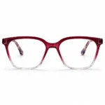 Eye Valley EV2K-0083 Stylish Square Eyeglasses in Crystal Burgundy